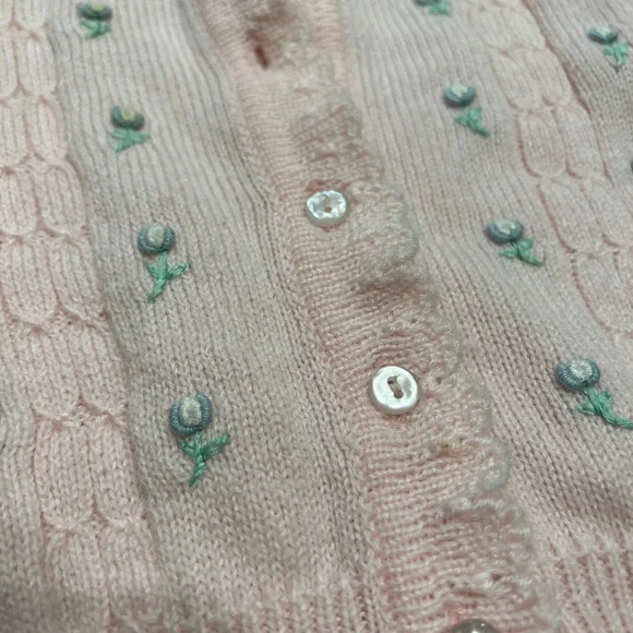 Tiny Togs Sweater with Flowers - Picture 2 of 6